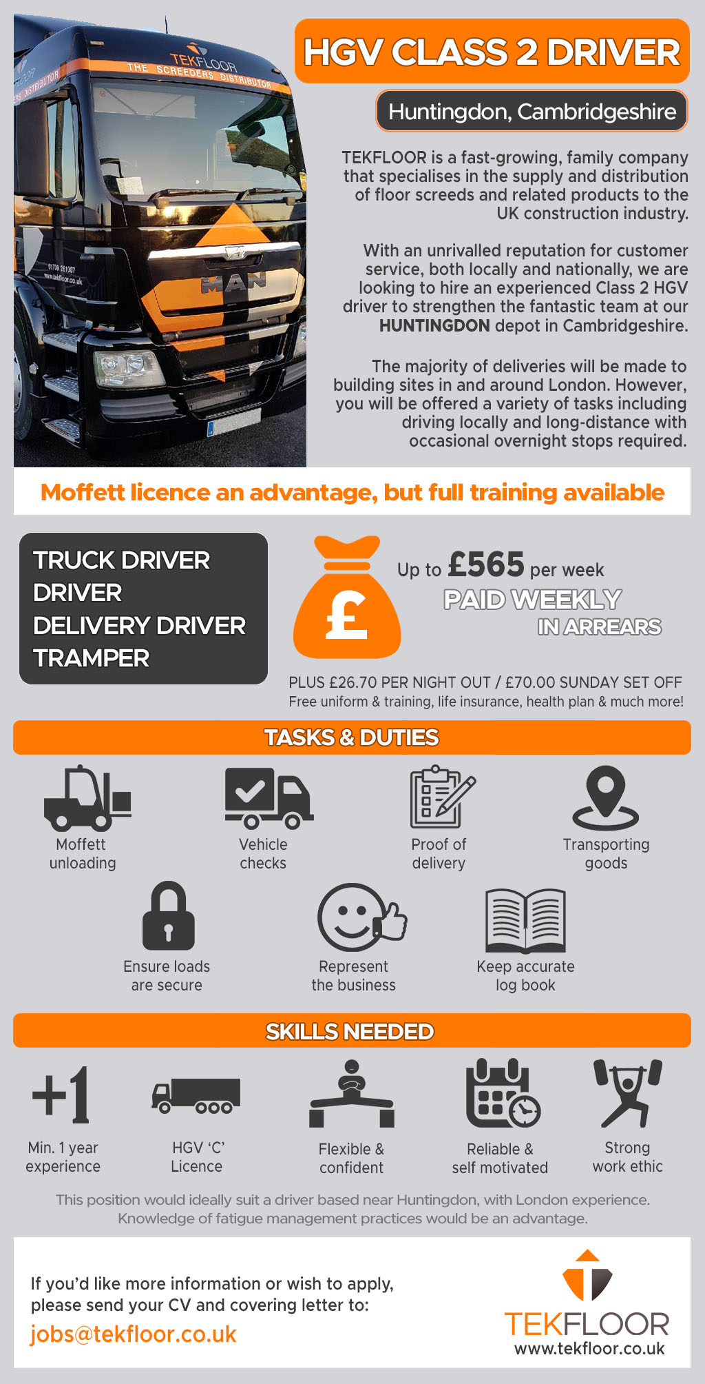 Experienced HGV2 Driver
